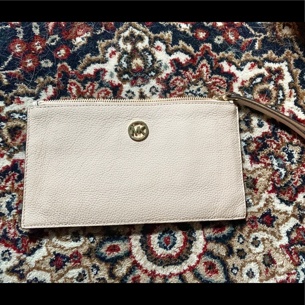 Blush Pink MK Wristlet